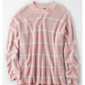 Ae Pink Oversized Sweater